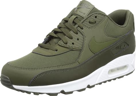 nike herren air max 90 essential fitnessschuhe green and white